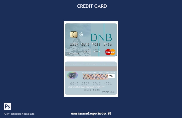 modello mastercard Lituania DNB Bank in stile verificato